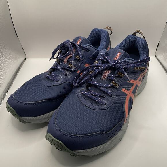ASICS Gel-Venture 9 Women’s 11 Trail Running Shoes Wide 1012B314 Indigo Blue - Picture 1 of 8